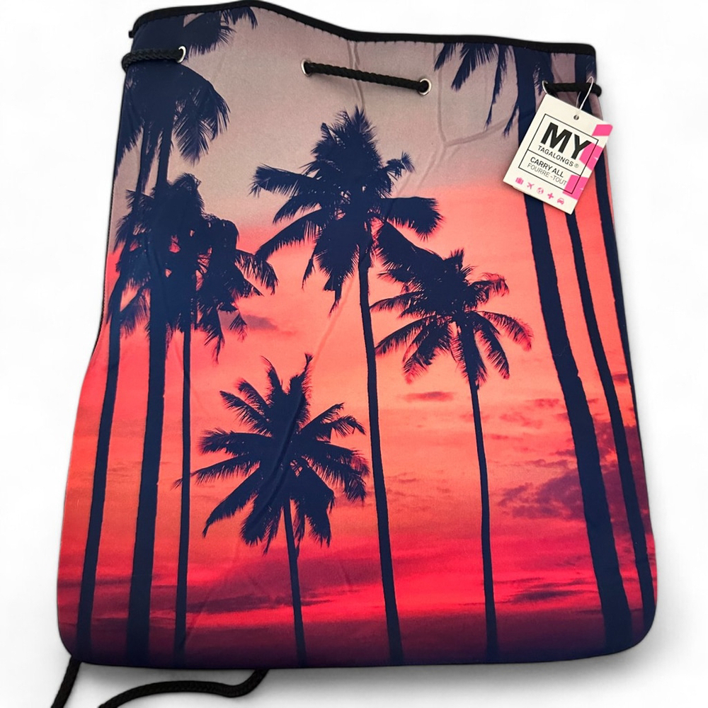 Unisex My Tagalongs Drawstring Bag One Size Red